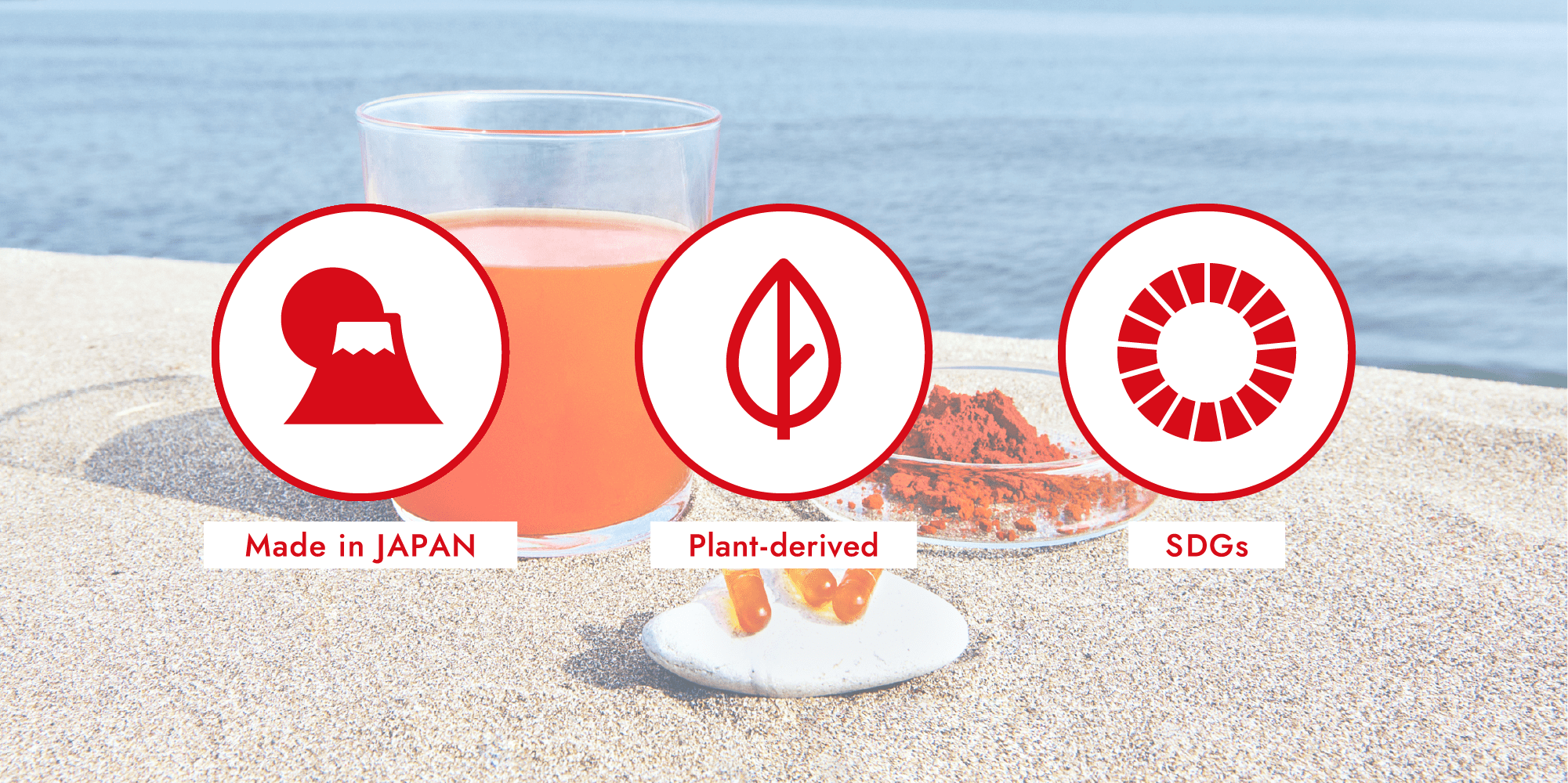Made in JAPAN・Plant-derived・SDGs